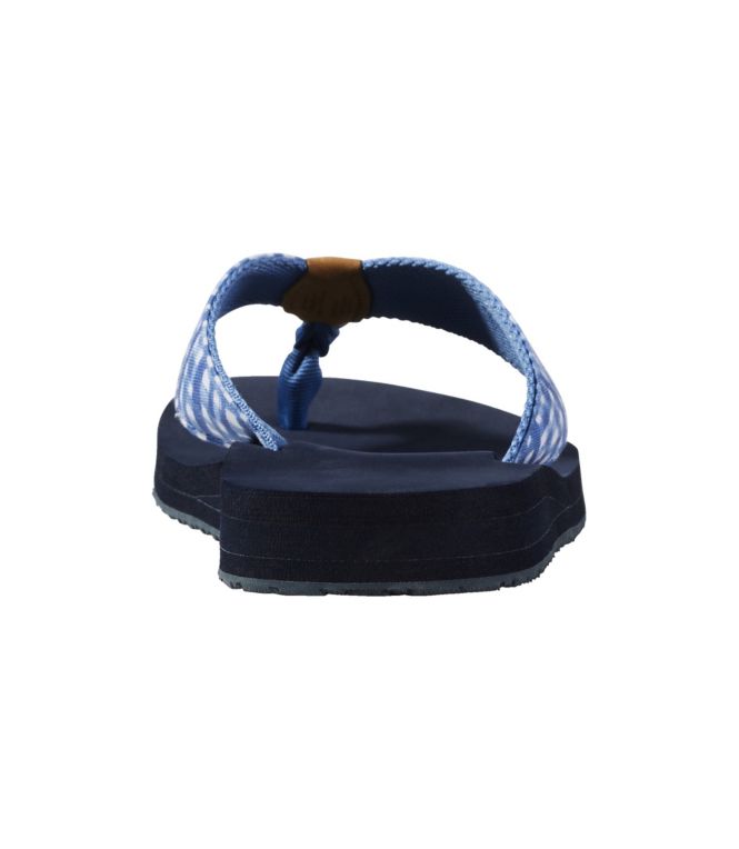 Women's Maine Isle Flip-Flops, Woven Print