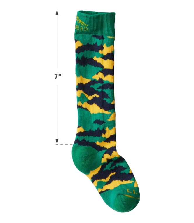 Kids' Winter Snow Sports Socks, Two-Pack