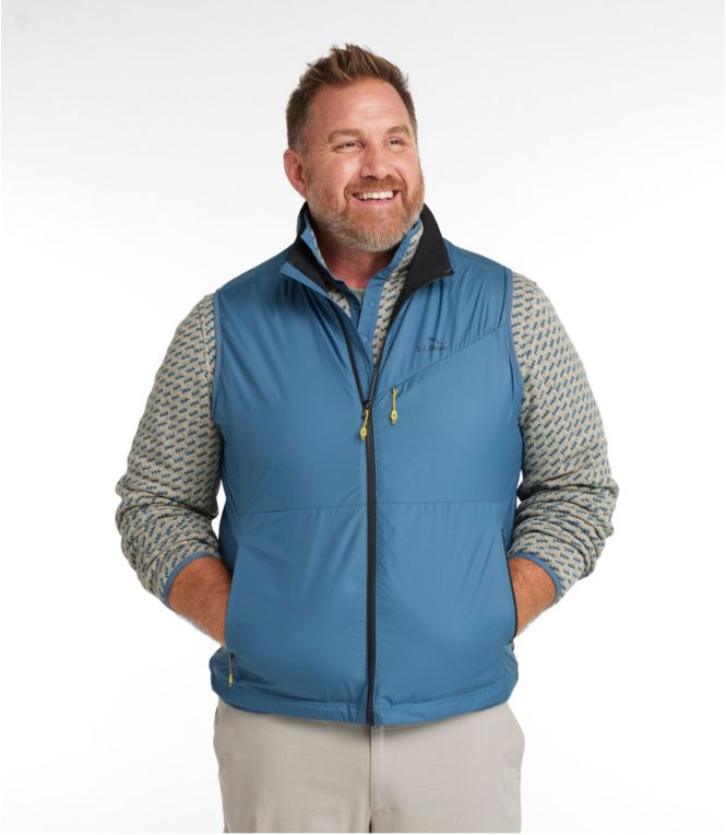 Men's Bean's Performance Fleece-Lined Windbreaker Vest