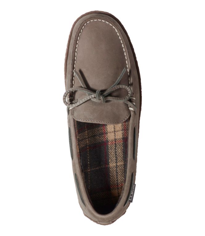 Men's Handsewn Slippers, Flannel-Lined