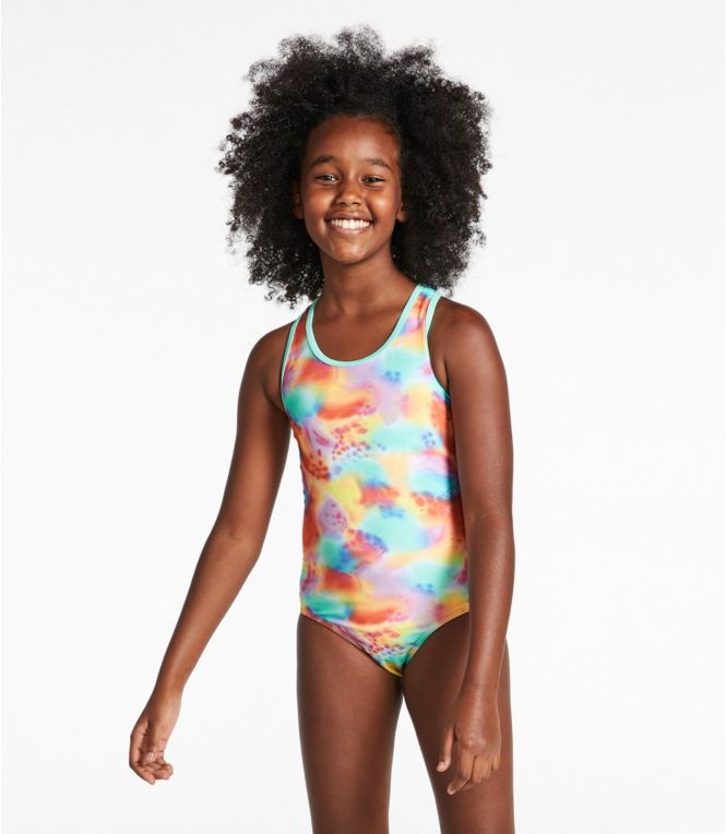 Girls' Watersports Swimwear, One-Piece