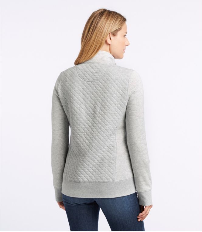 Women's Quilted Quarter-Zip Pullover