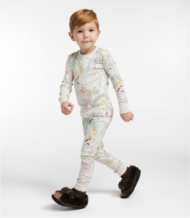 Toddlers' Organic Cotton Fitted Pajamas