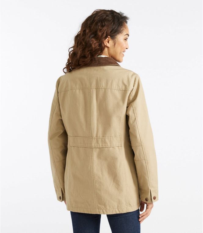 Women's Adirondack Barn Coat, Flannel-Lined