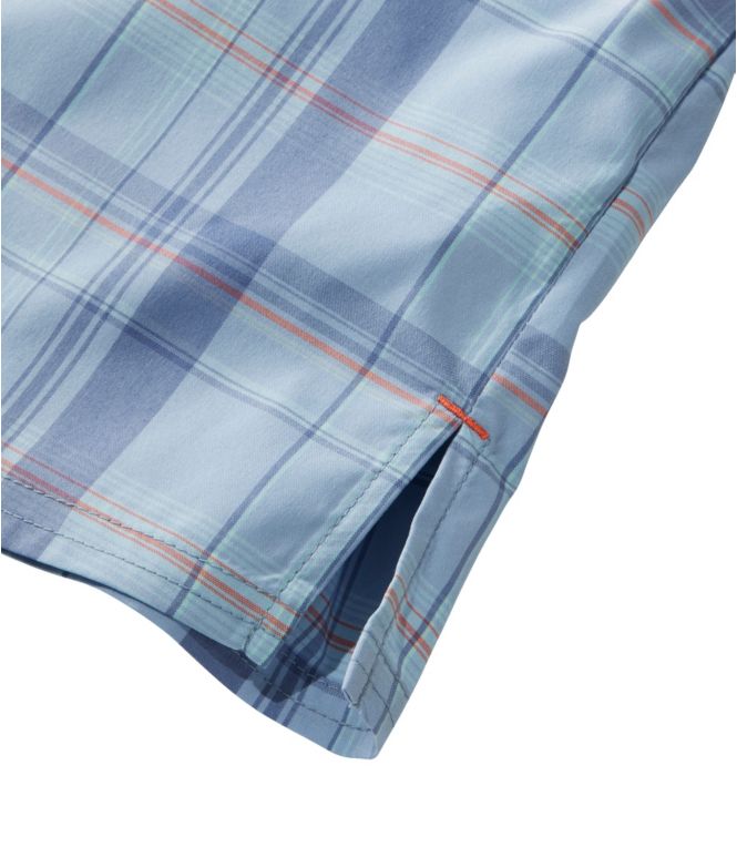 Women's Everyday SunSmart® Woven Shirt, Short-Sleeve Plaid