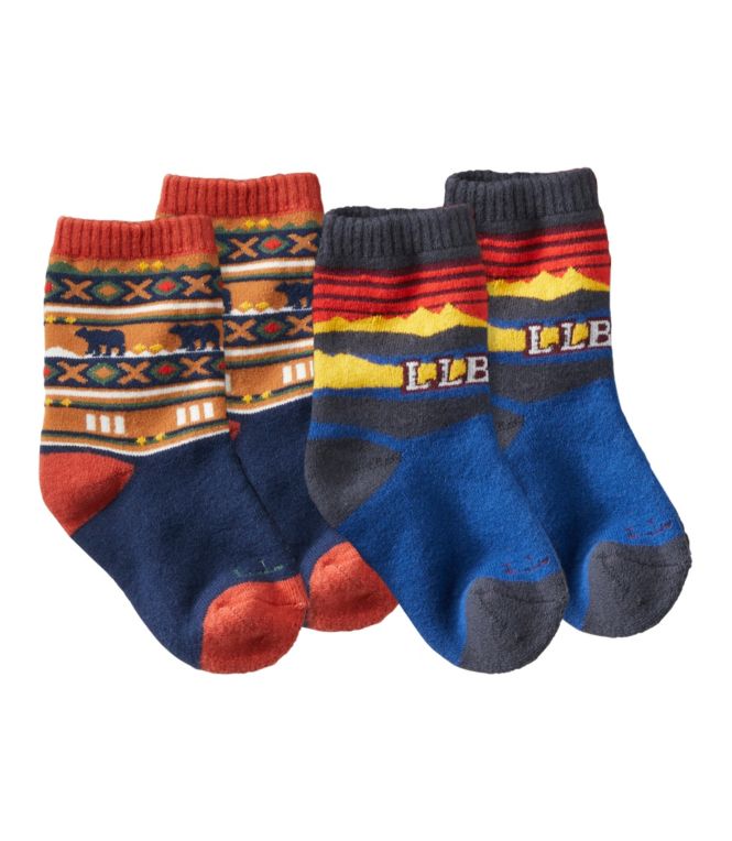 Toddlers' Katahdin Socks, Two-Pack