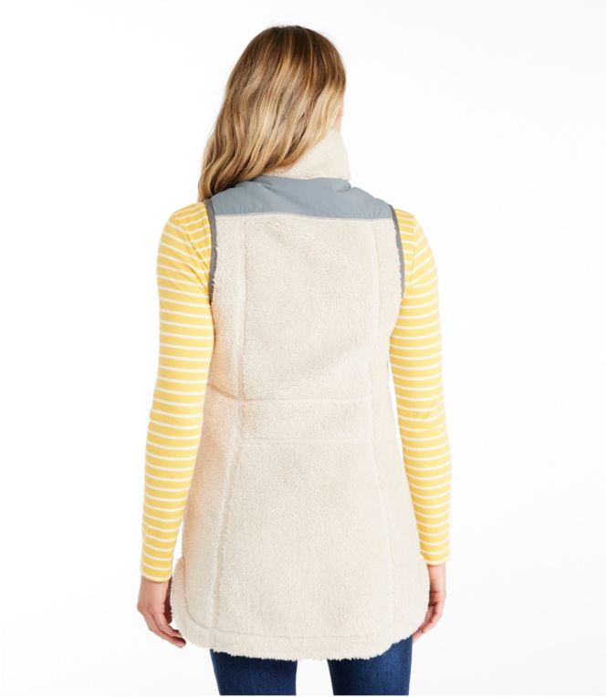 Women's Bean's Sherpa Fleece Long Vest