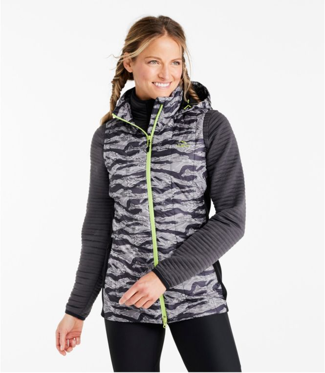 Women's PrimaLoft Packaway Long Vest, Print