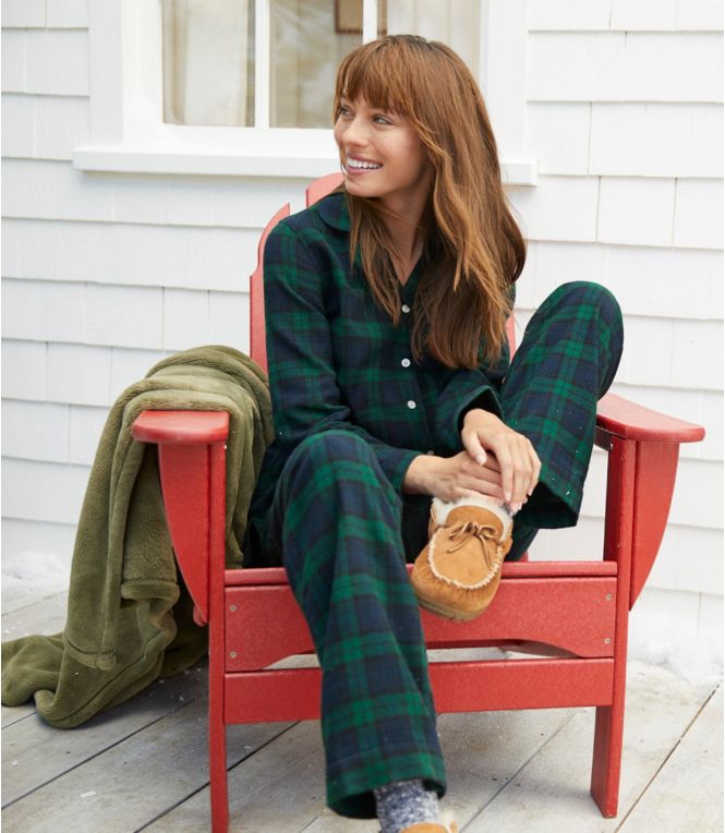 Women's Scotch Plaid Flannel Pajamas