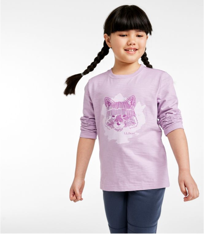 Kids' Graphic Tee, Long-Sleeve Glow-in-the-Dark