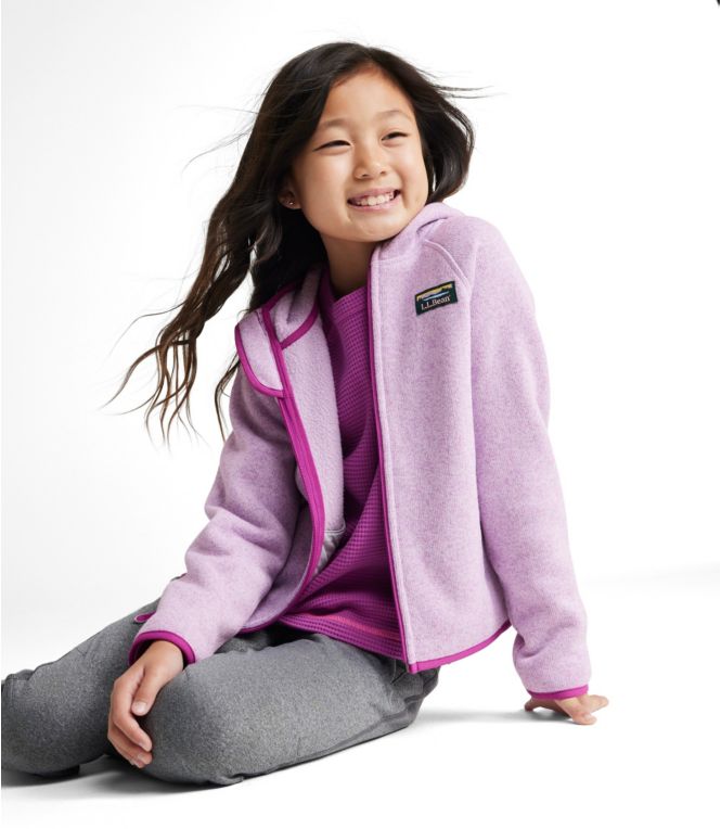 Kids' L.L.Bean Sweater Fleece, Hooded