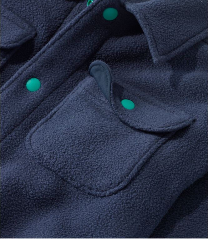 Kids' Cozy Fleece Shirt Jacket