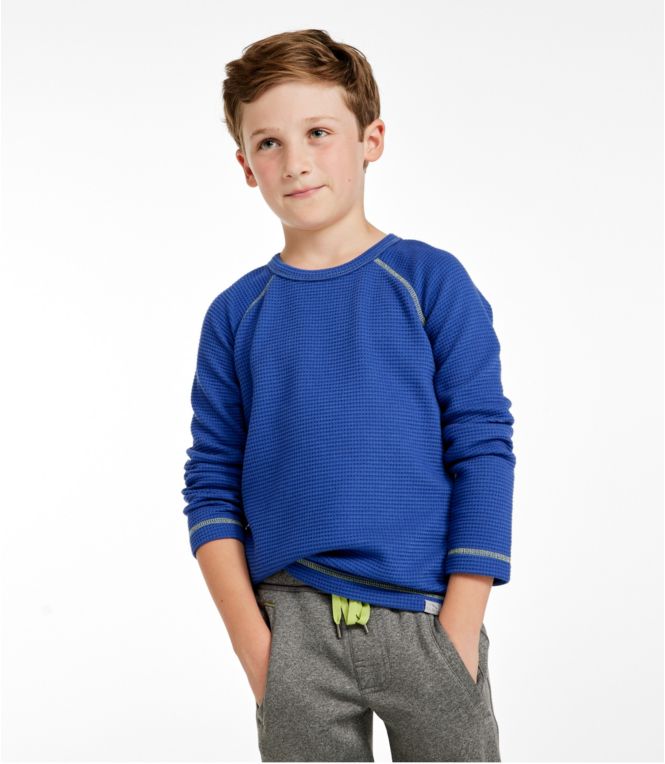 Kids' Chunky Thermal Crewneck