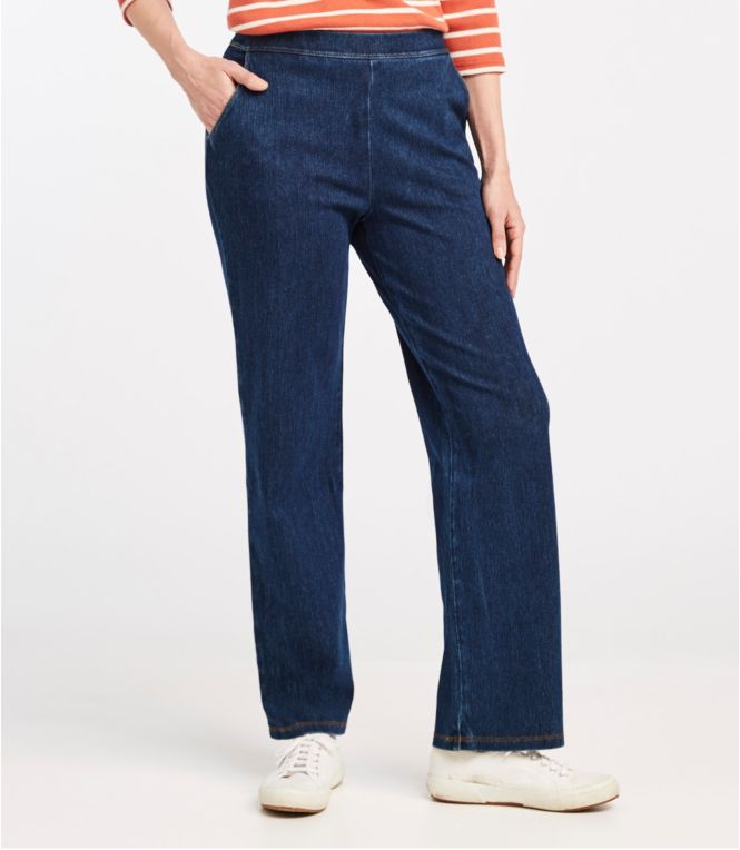 Women's Perfect Fit Pants, Denim Straight-Leg