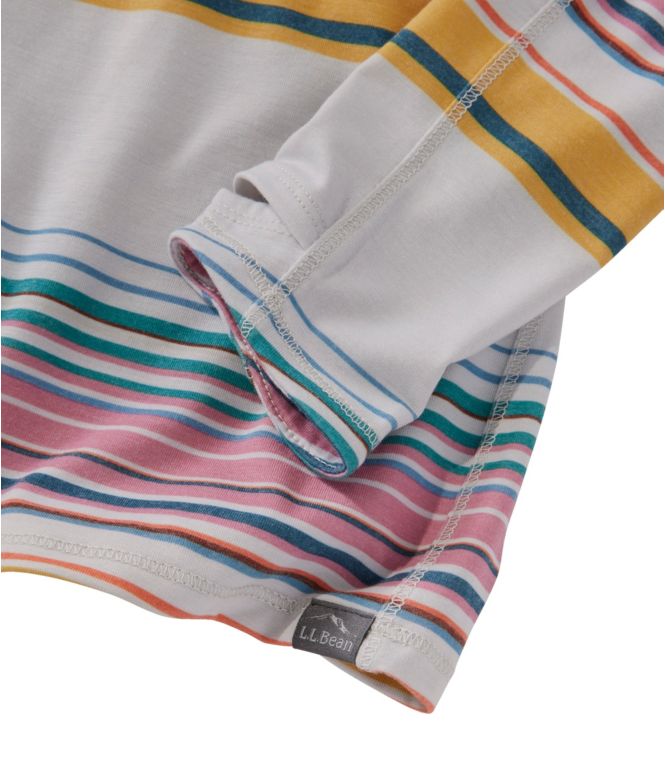 Women's Everyday SunSmart® Tee, Crewneck Long-Sleeve Stripe