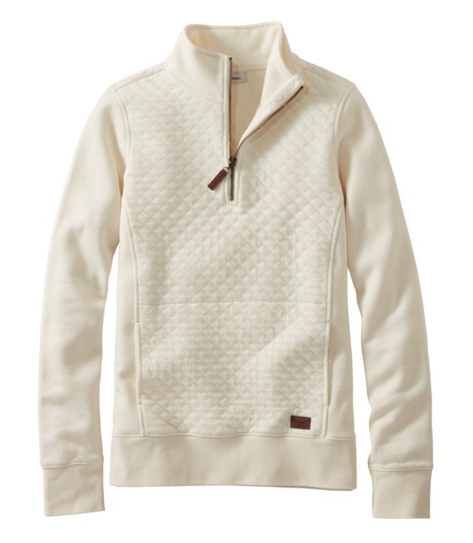 Women's Quilted Quarter-Zip Pullover