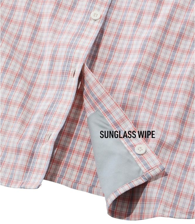Women's Tropicwear Pro Stretch Shirt, Long-Sleeve Plaid