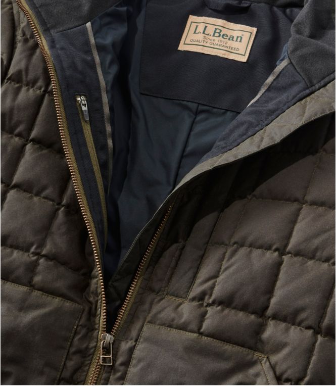 Women's L.L.Bean Upcountry Waxed Cotton Down Sweater