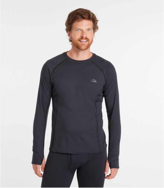 Men's L.L.Bean Midweight Base Layer Crew, Long Sleeve
