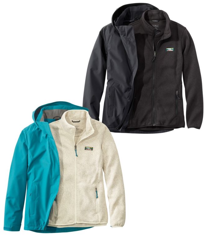 Women's L.L.Bean Sweater Fleece 3-in-1 Jacket
