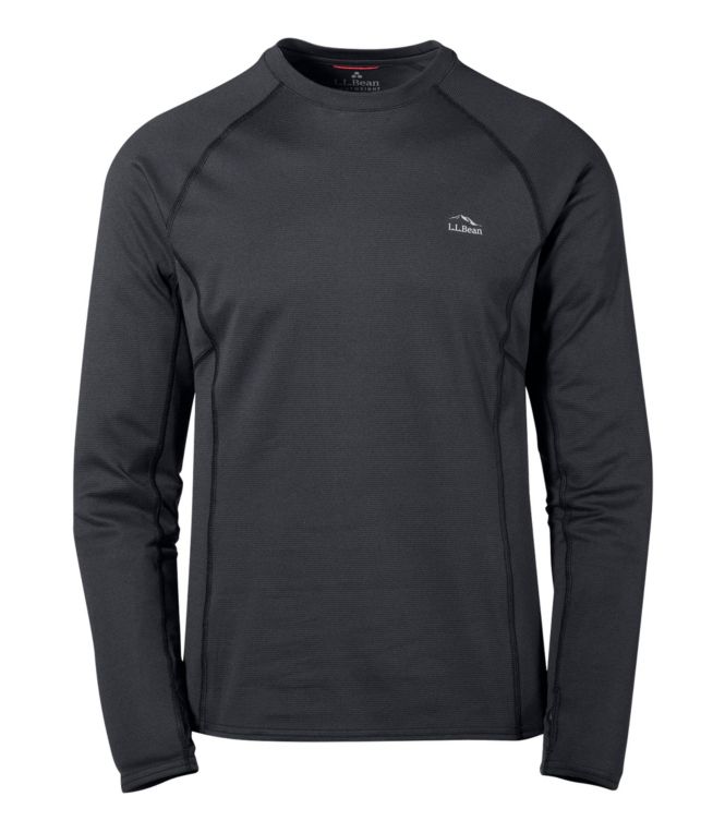 Men's L.L.Bean Midweight Base Layer Crew, Long Sleeve
