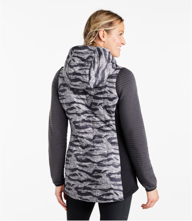 Women's PrimaLoft Packaway Long Vest, Print