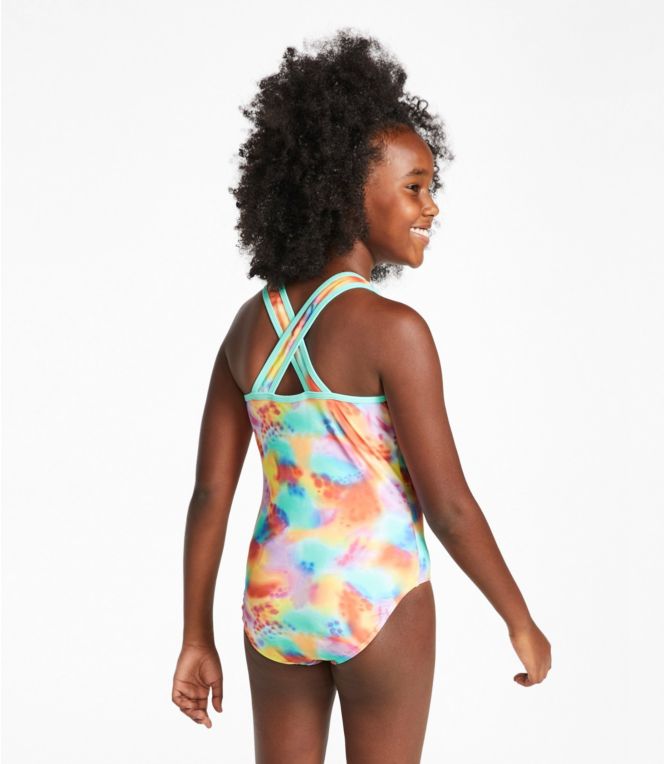 Girls' Watersports Swimwear, One-Piece