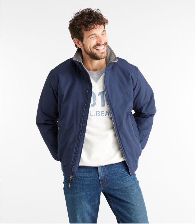 Men's Warm-Up Jacket, Fleece Lined