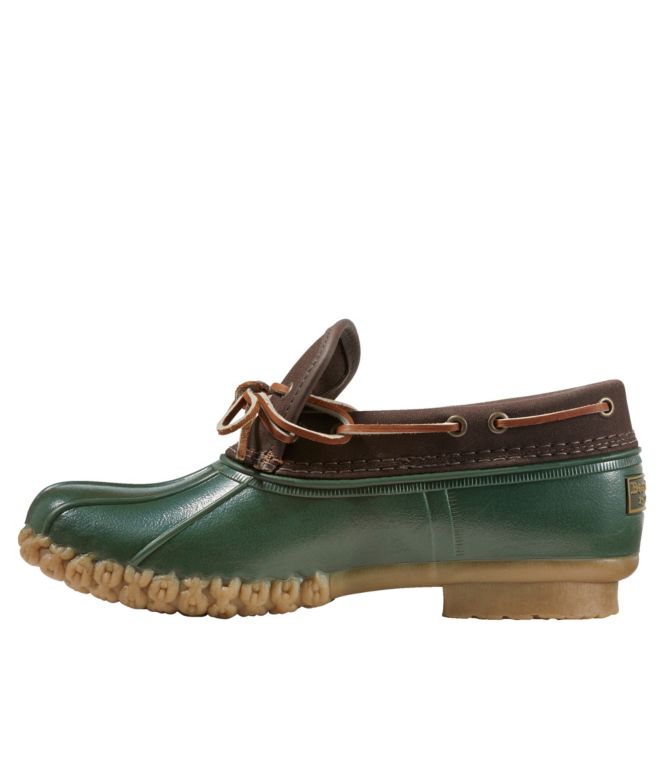 Men's Bean Boots, Canvas Rubber Mocs