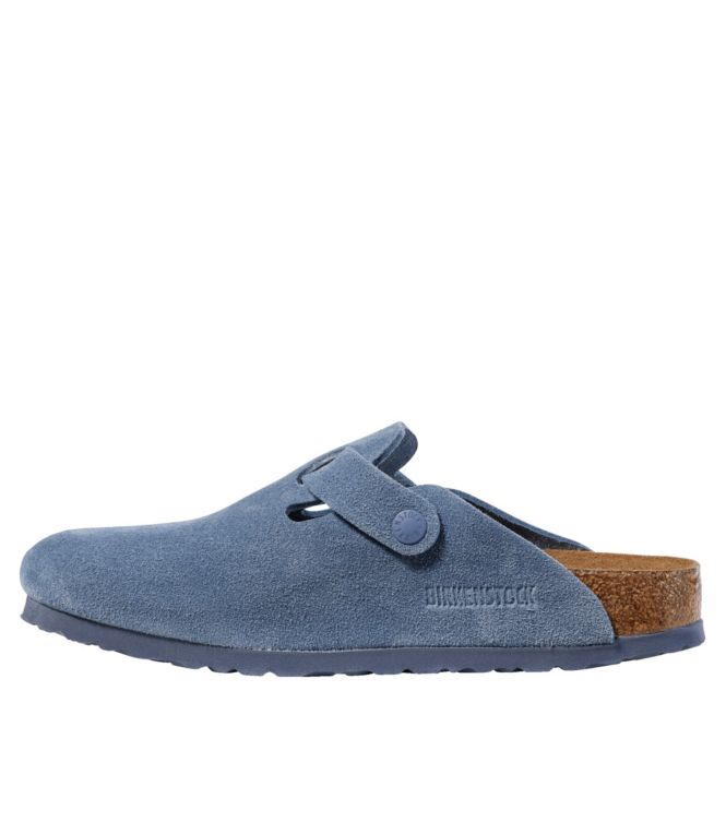 Women's Birkenstock Soft Footbed Boston Clogs, Suede