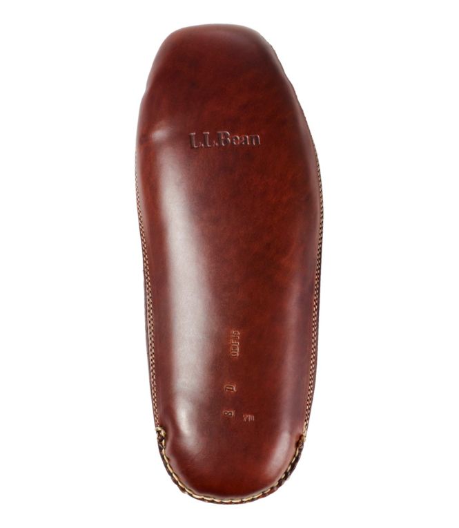 Men's Bison Double-Sole Slippers, Shearling-Lined