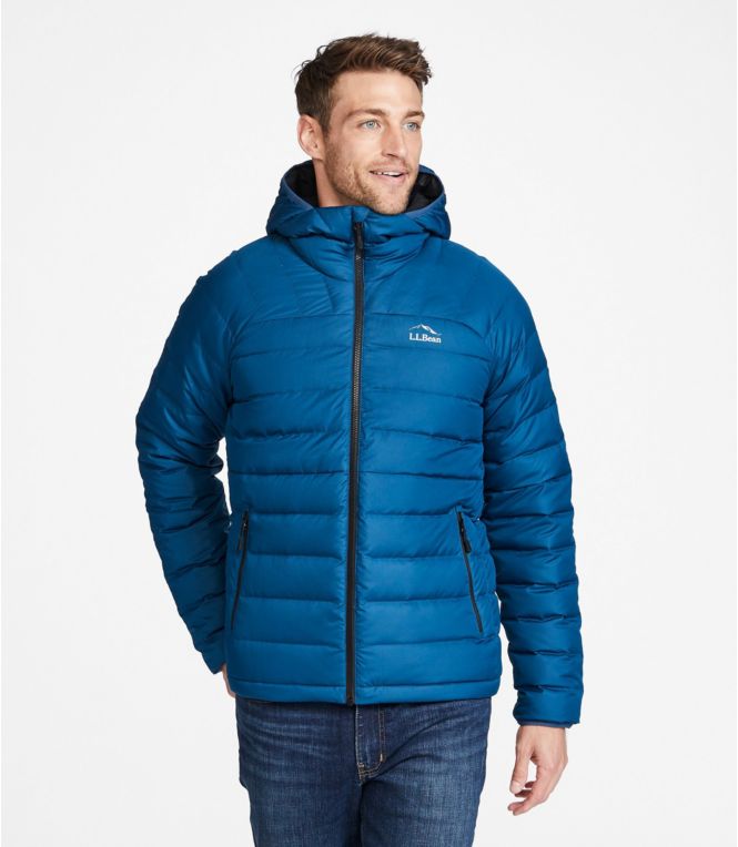 Men's Bean's Down Hooded Jacket