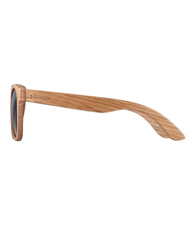 L.L.Bean Northwoods Polarized Wooden Sunglasses