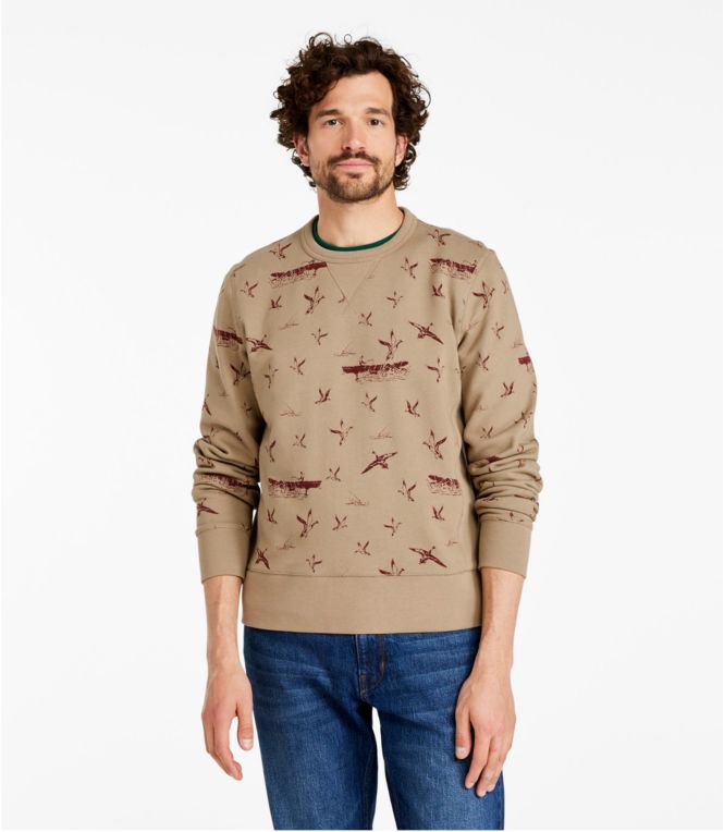 Men's Signature Rugged Crewneck Sweatshirt, Print