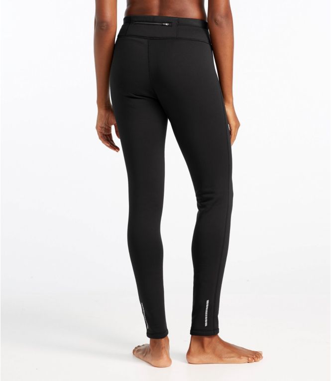 Women's PrimaLoft ThermaStretch Fleece Tights, Mid-Rise