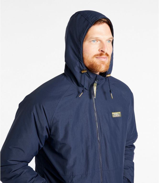 Men's Insulated 3-Season Bomber Hooded Jacket