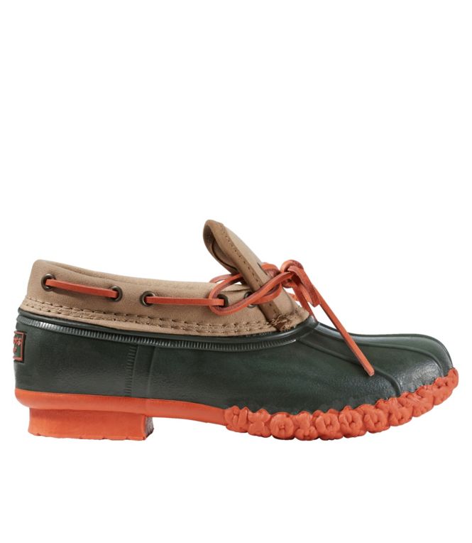 Women's Bean Boots, Canvas Rubber Mocs