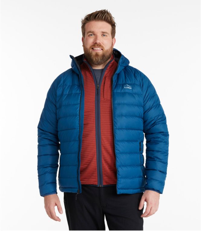 Men's Bean's Down Hooded Jacket