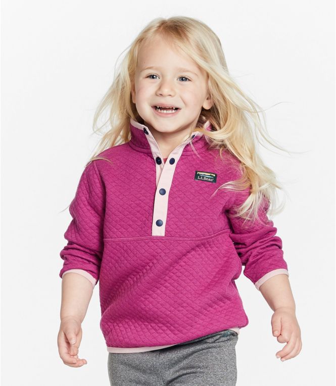 Infants' and Toddler's Quilted Quarter-Snap Pullover