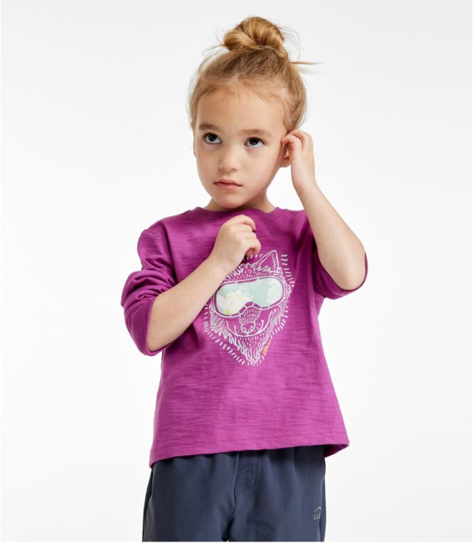 Infants' and Toddlers' Graphic Tee, Long-Sleeve Glow-in-the-Dark
