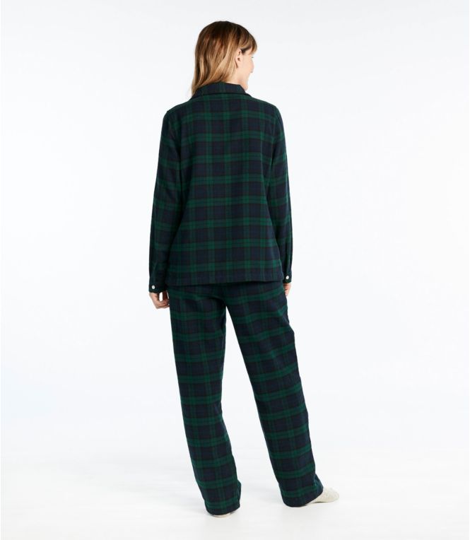 Women's Scotch Plaid Flannel Pajamas