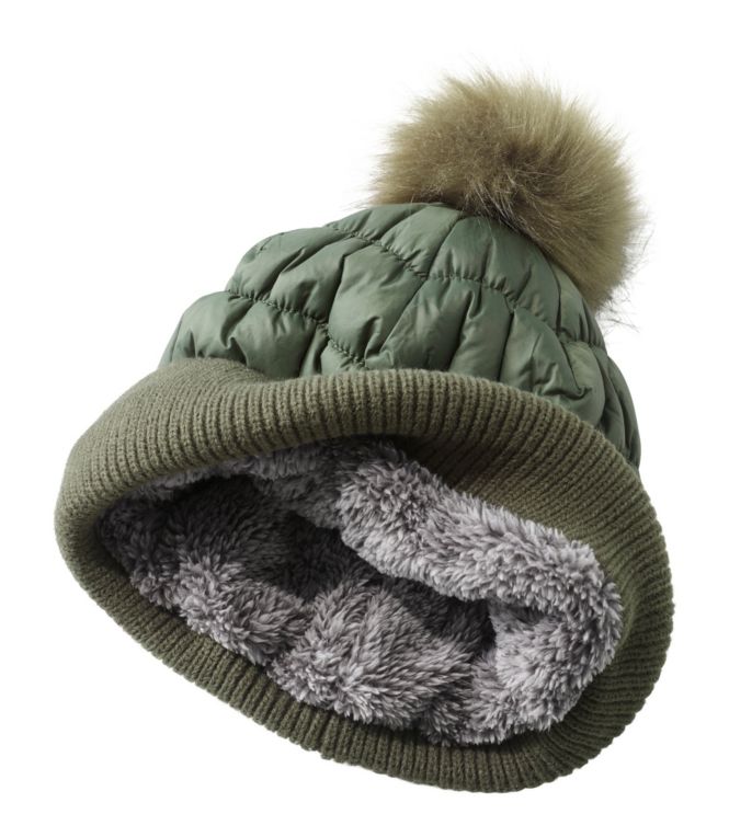 Women's Puffer Pom Hat