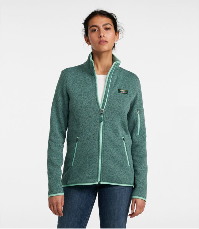 Women's L.L.Bean Sweater Fleece Full-Zip Jacket