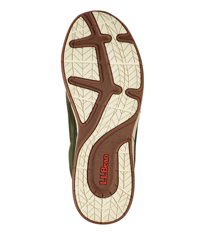 Men's Bean's Comfort Fitness Walking Shoes, Suede Mesh