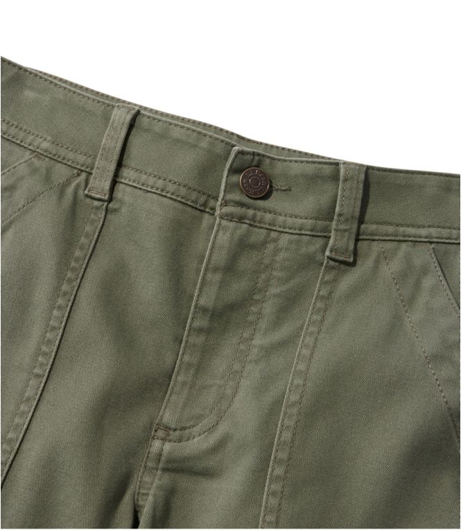 Women's Comfort Stretch Pants, Mid-Rise Straight-Leg Cargo