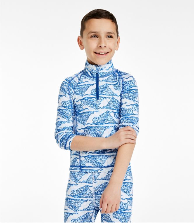 Little Kids' Wicked Warm Long Underwear, Expedition-Weight Print Top
