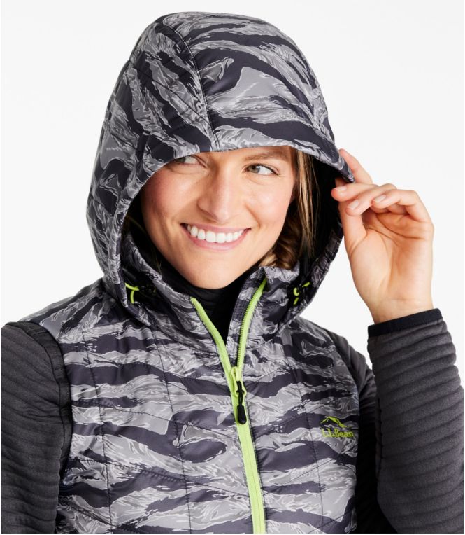 Women's PrimaLoft Packaway Long Vest, Print