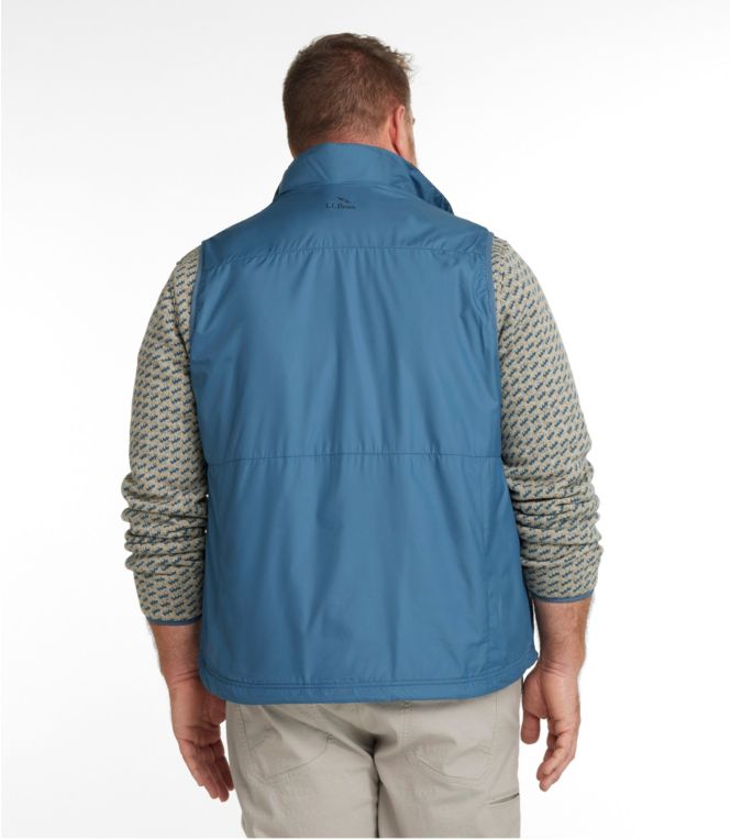 Men's Bean's Performance Fleece-Lined Windbreaker Vest