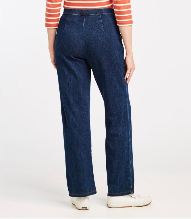 Women's Perfect Fit Pants, Denim Straight-Leg
