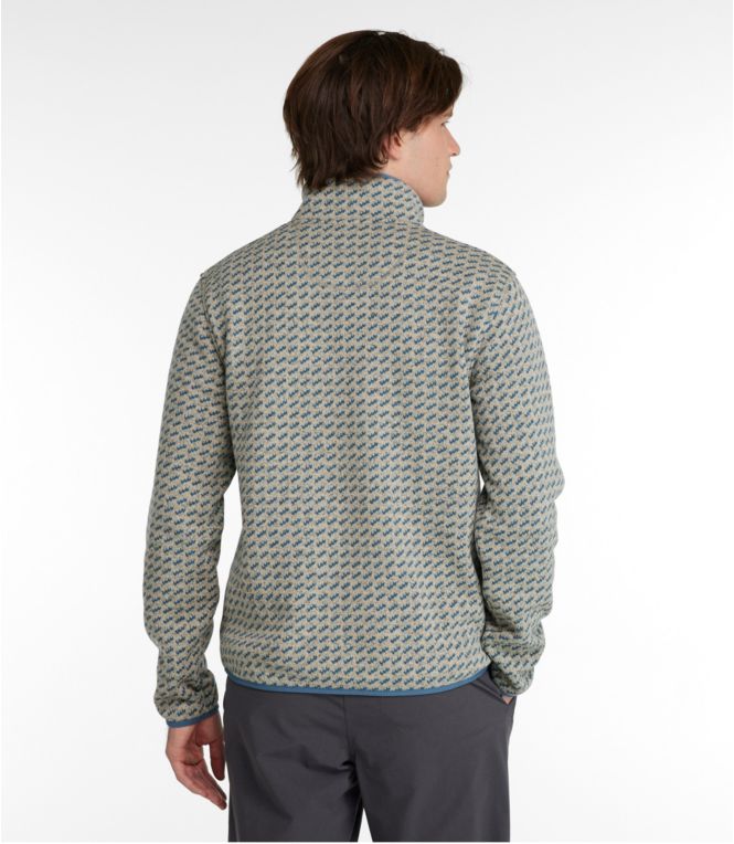 Men's L.L.Bean Sweater Fleece Pullover, Print
